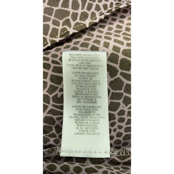 Michael Kors Top Michael Michael Kors Animal Print Women's Size XL‎ - Picture 12 of 13